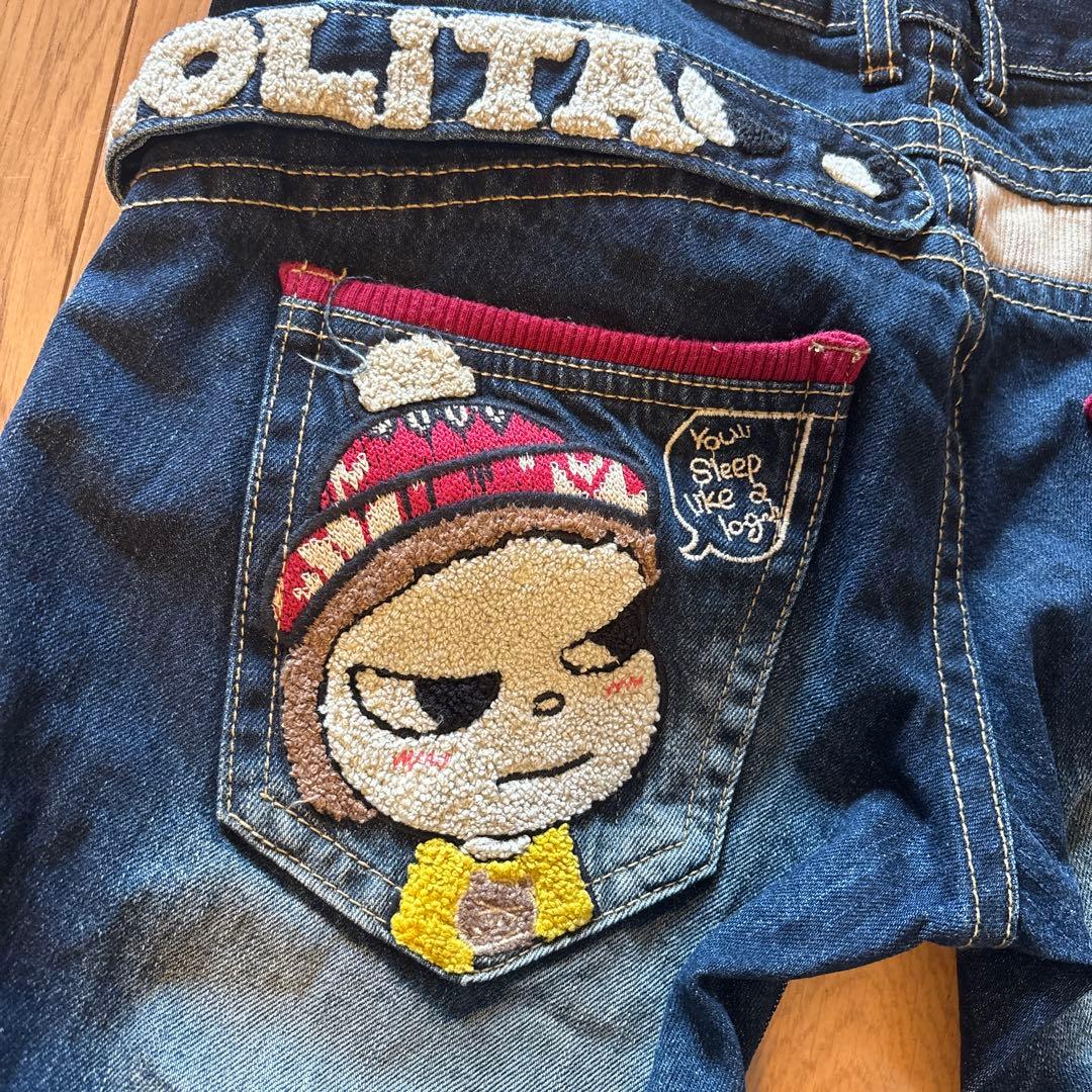 ロリータジーンズ　デニム　パンツ　奈良美智さんコラボ　希少　Мサイズ