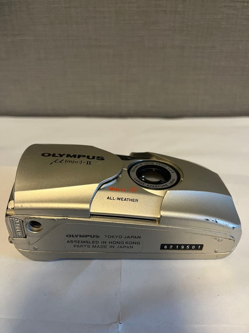 【簡易動作確認】OLYMPUS μ[mju:]-II コンパクトフィルムカメラ