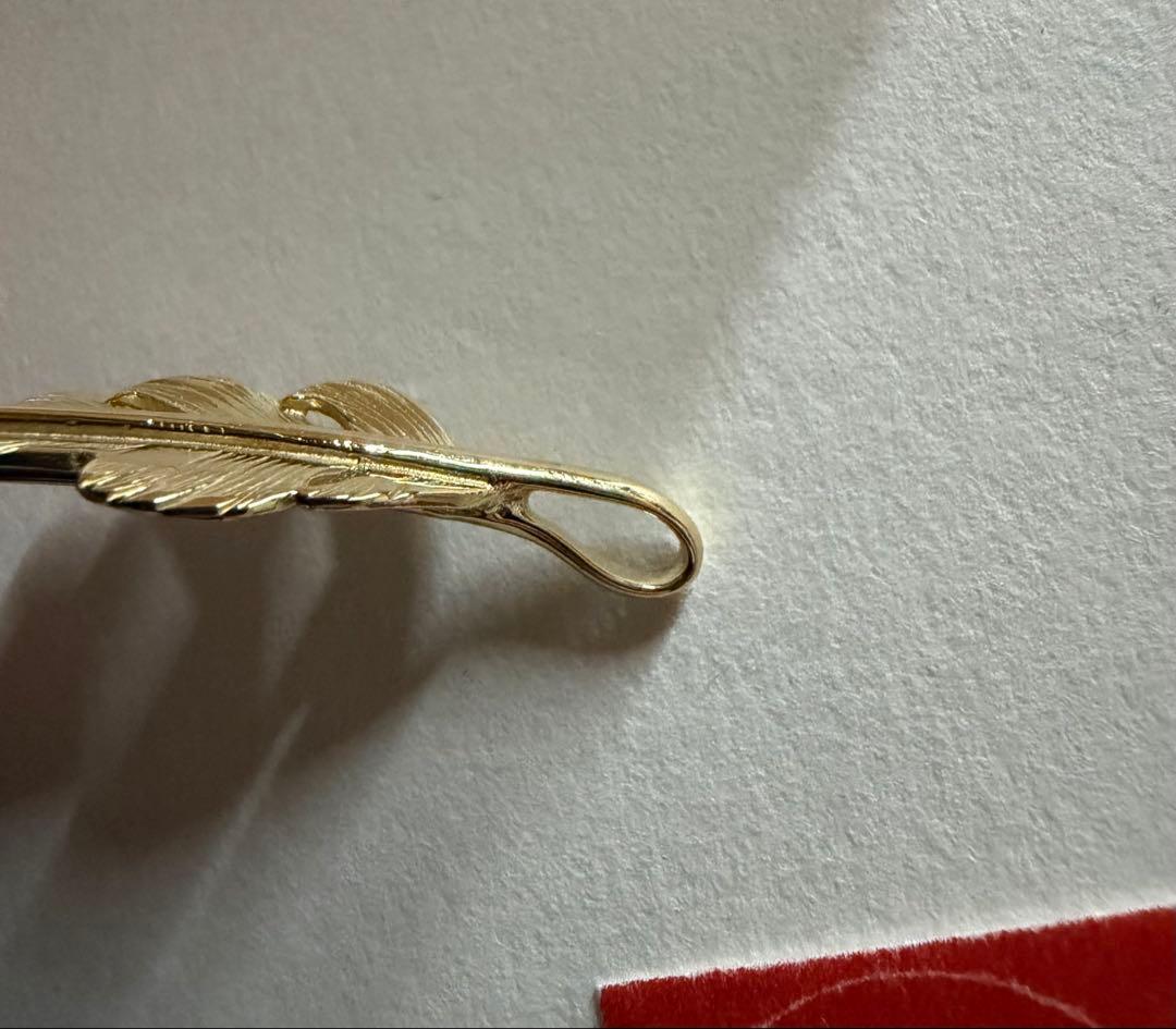 LARRY SMITH ラリースミス 18Kカゼキリフェザー (S) ビーズ×4