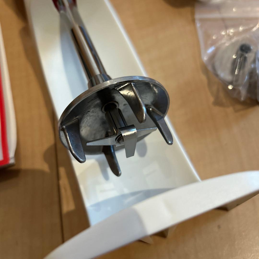 bamix Classic 赤 ハンドブレンダー 取扱説明書付き