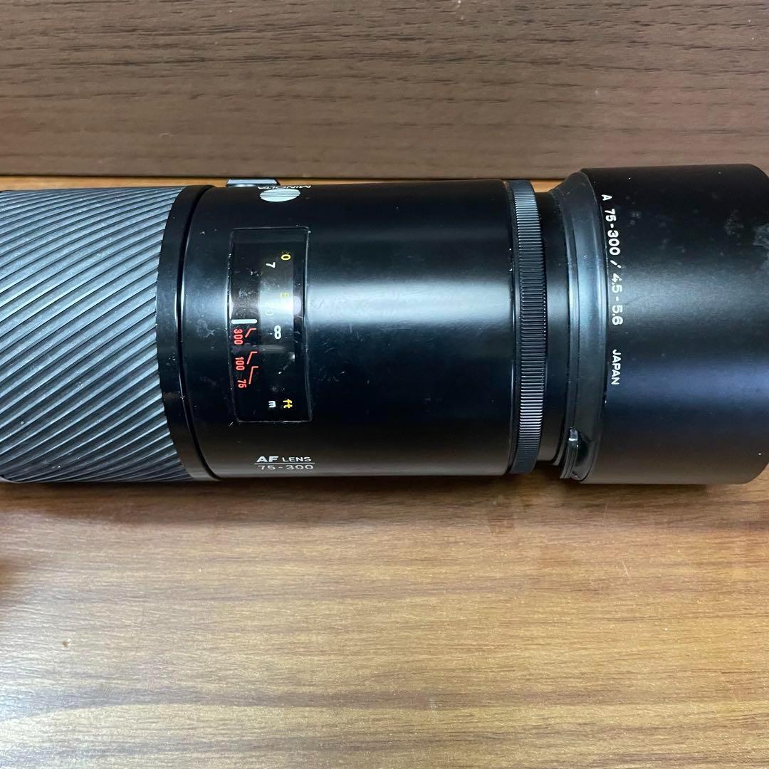 【稼働品】SONY α100本体＋望遠＆マクロ対応レンズ3本