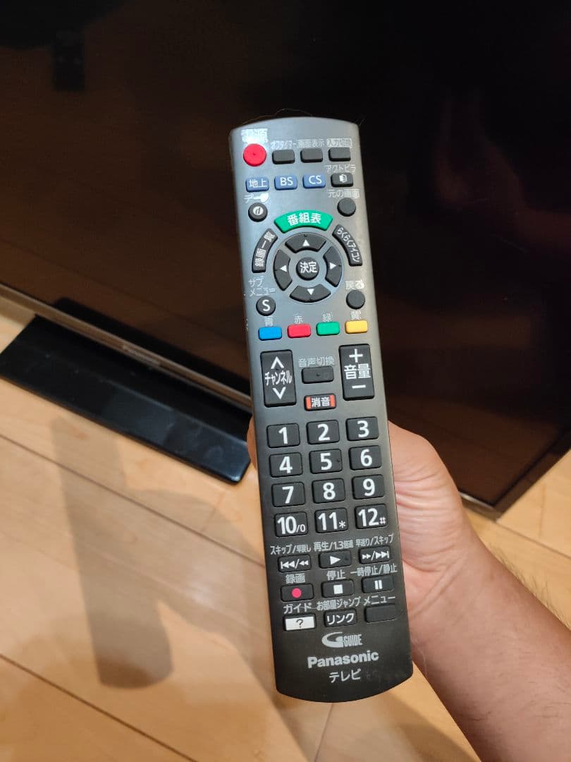 Panasonic 液晶テレビ リモコン付き
