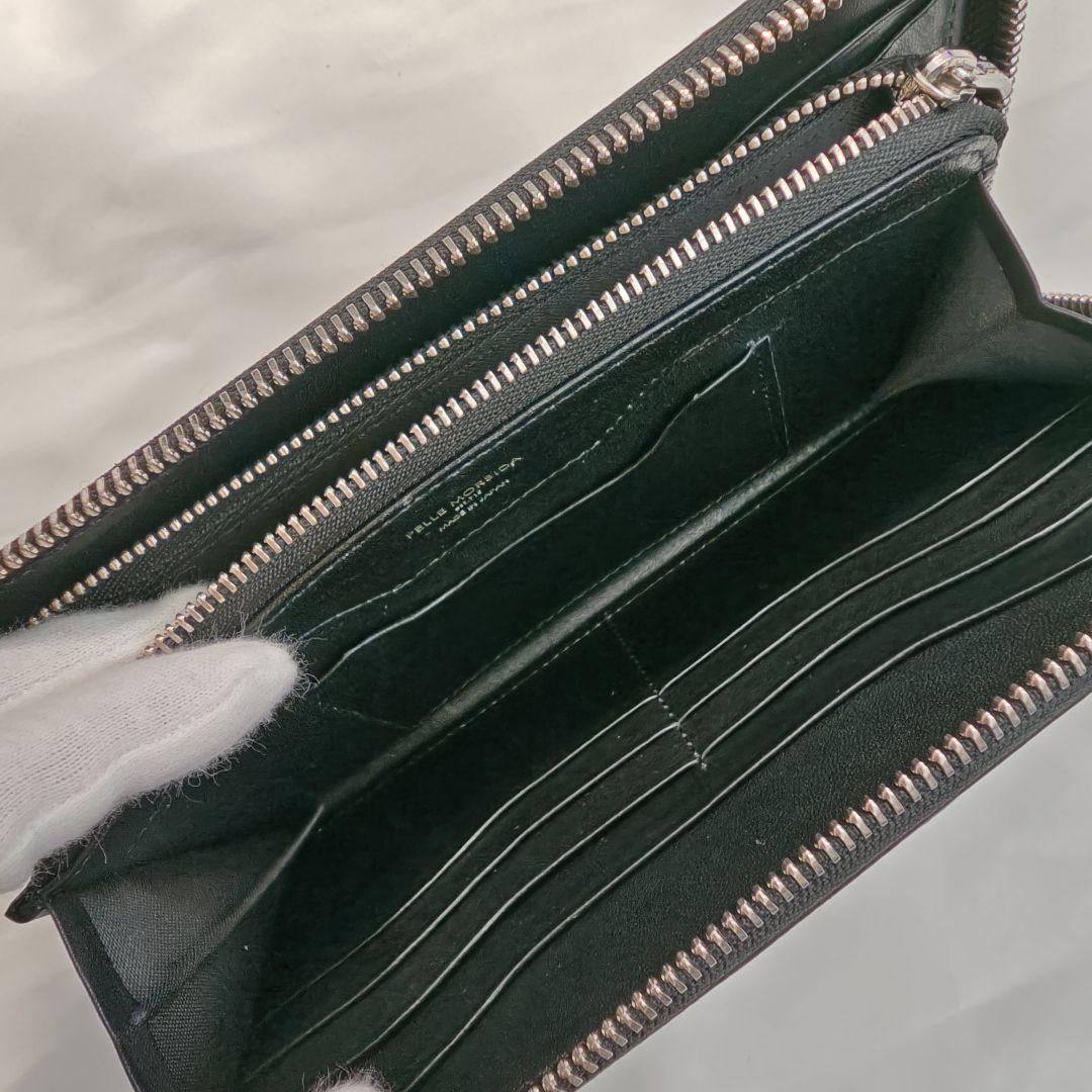 未使用級　PELLE MORBIDA 長財布　Barca　ラウンドファスナー