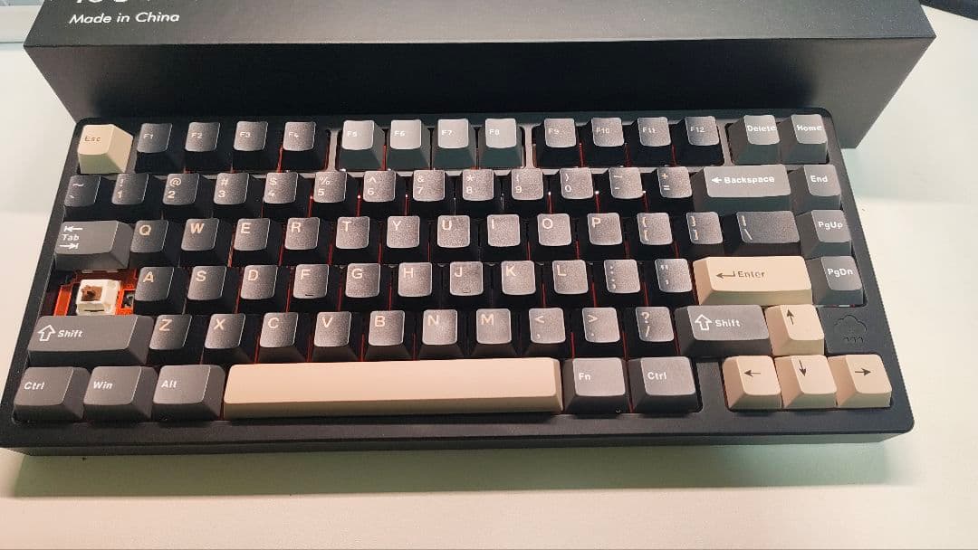 【清掃済】WOBKEY Rainy 75Pro ブラック RGB