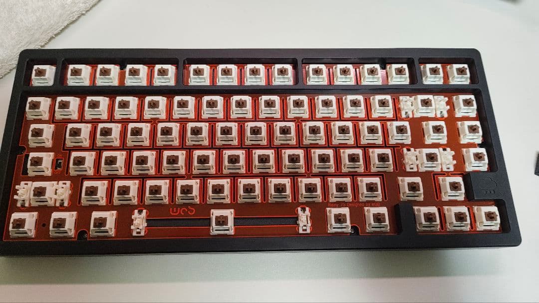 【清掃済】WOBKEY Rainy 75Pro ブラック RGB