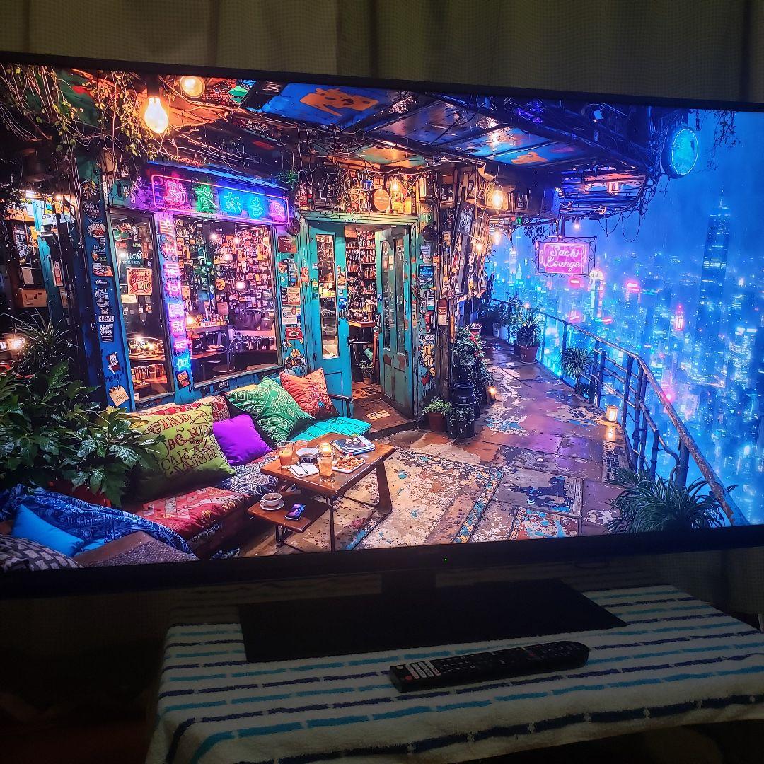 SHARP4K液晶テレビ4T-C50DL1/2022年製/2番組録画 [美品]