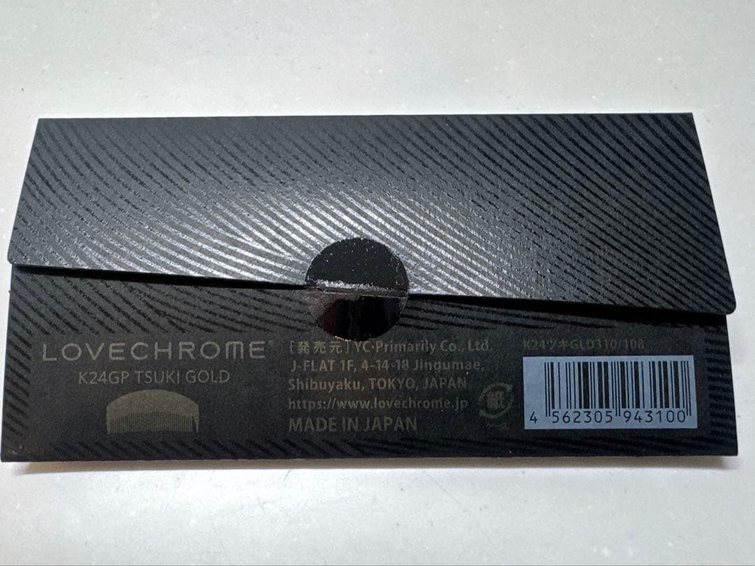 【ギフトボックス付き】K24GPツキ ゴールド LOVECHROME ギフト
