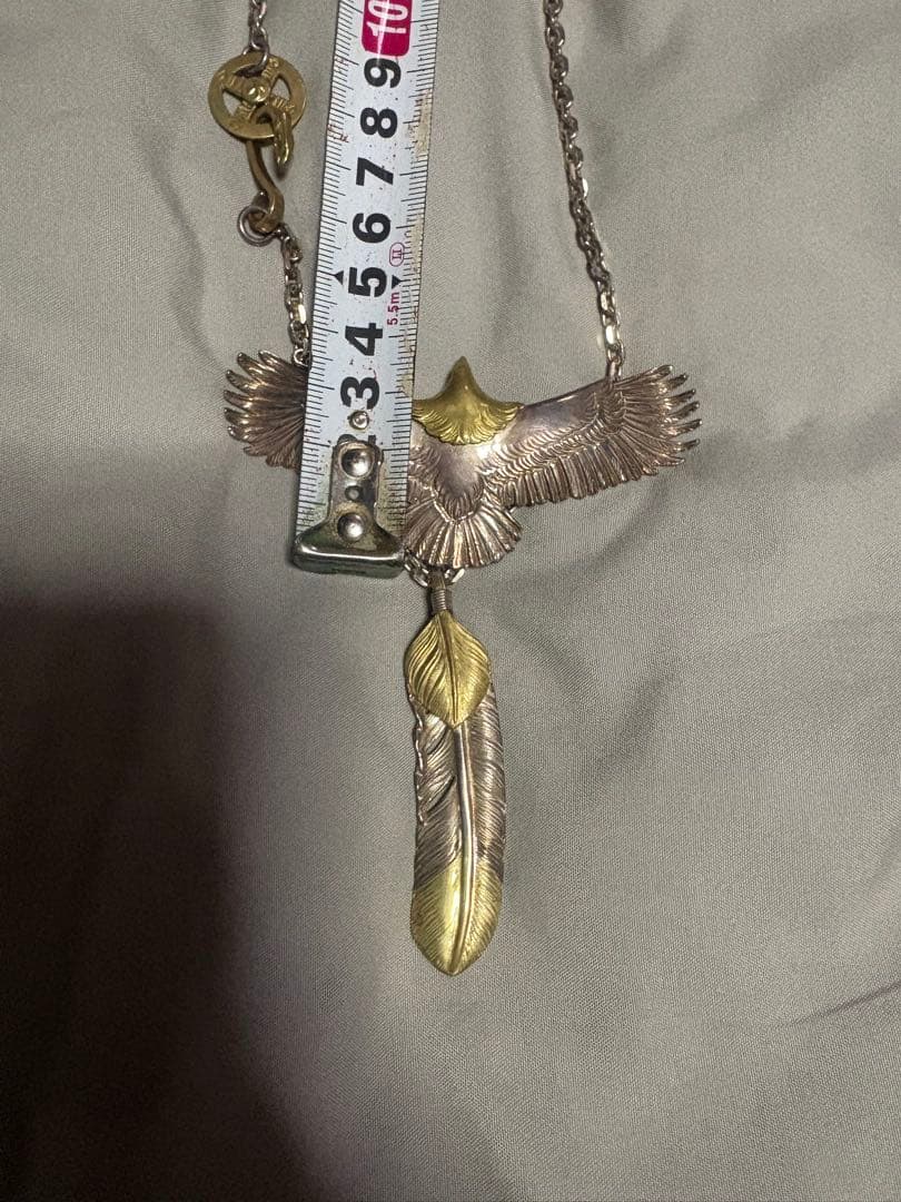 イーグル　フェザー　ネックレス　925 インディアン　ナバホ