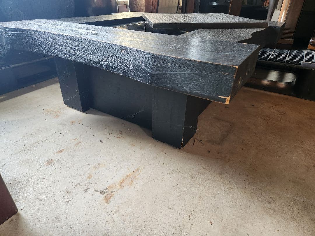 フタ付き囲炉裏テーブル　　昭和レトロアンティークヴィンテージ古道具古民家古民具