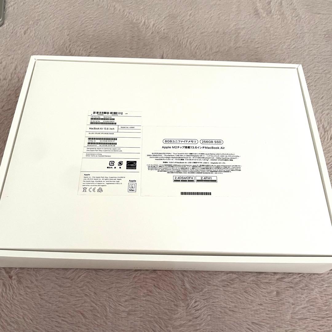 【美品】MacBook Air M2 13.6インチ　AppleCare＋