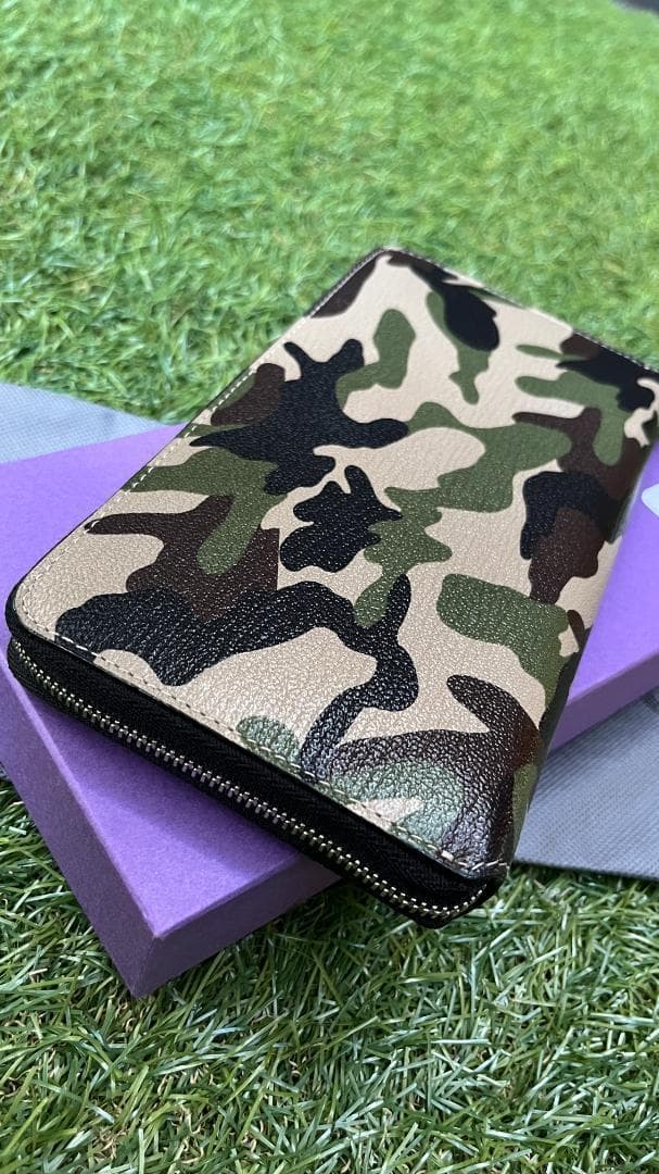 ラルコバレーノ / ラウンドジップ長財布 ③　LA409GTCAMOKHA