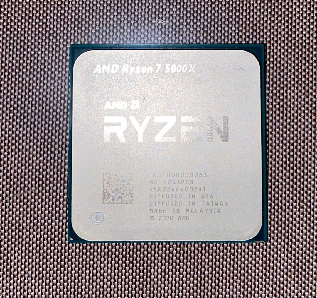 Ryzen7 5800X 訳アリ 動作確認済