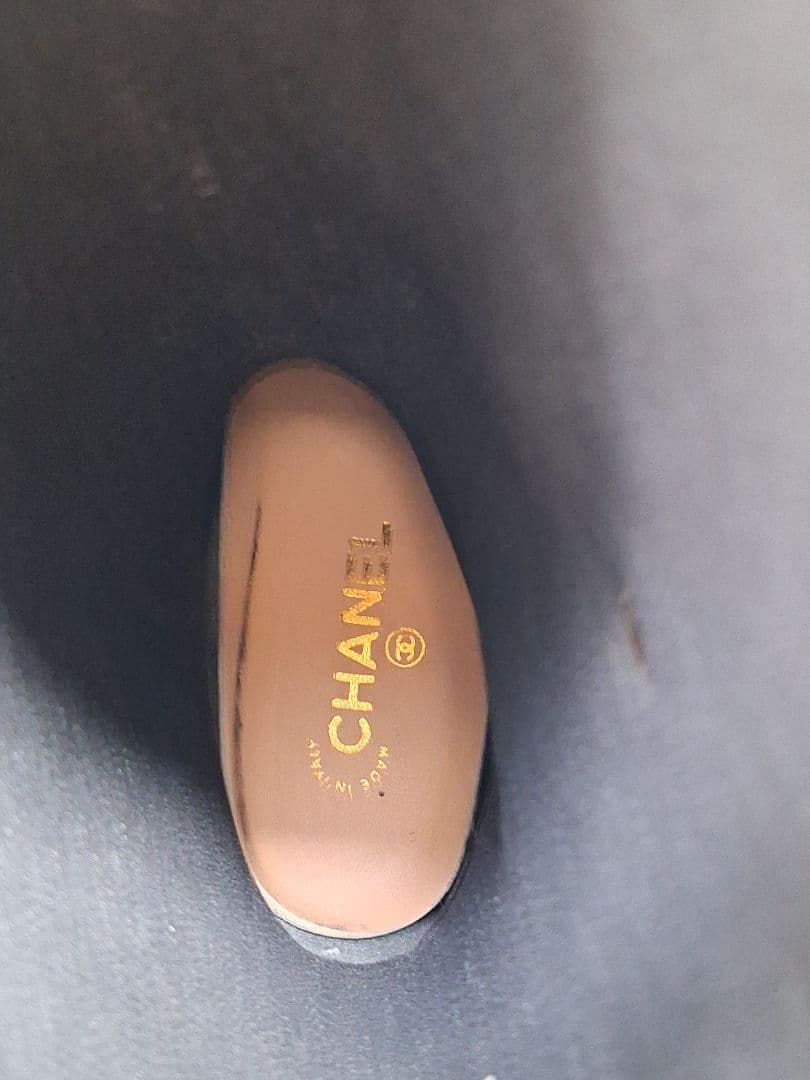 シャネル カメリア レインブーツ 39 CHANEL