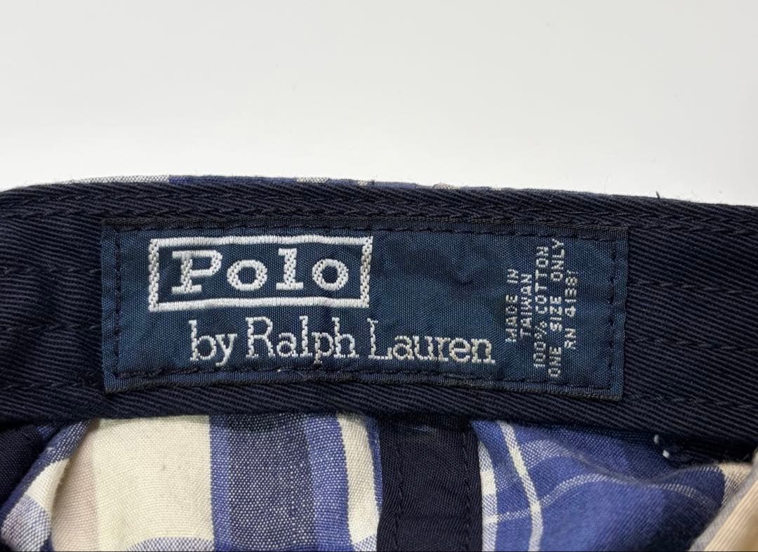Polo by Ralph Lauren 90s チェックキャップ　美品