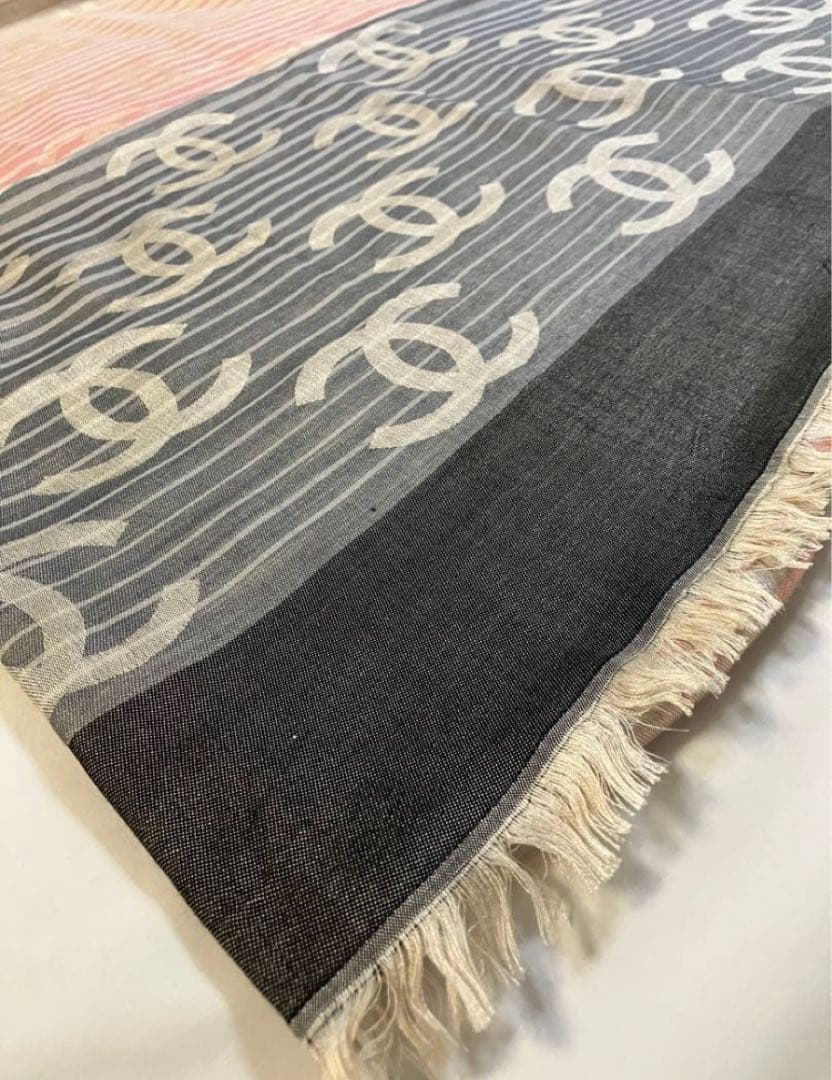 シャネルストール　大判シャネルショール　CHANELストールCHANELマフラー