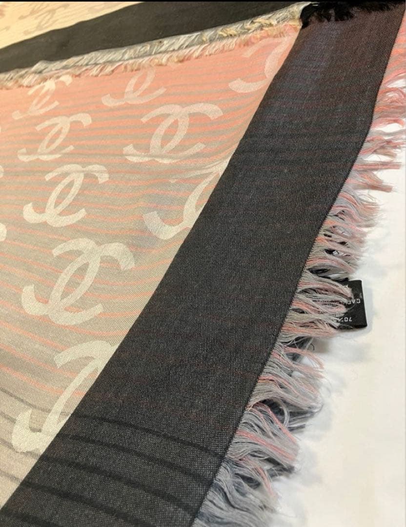 シャネルストール　大判シャネルショール　CHANELストールCHANELマフラー