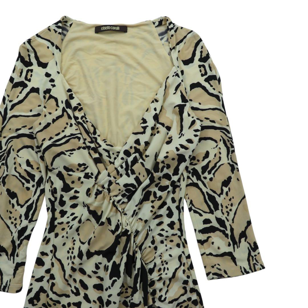 ワンピース Roberto Cavalli leopard print dress