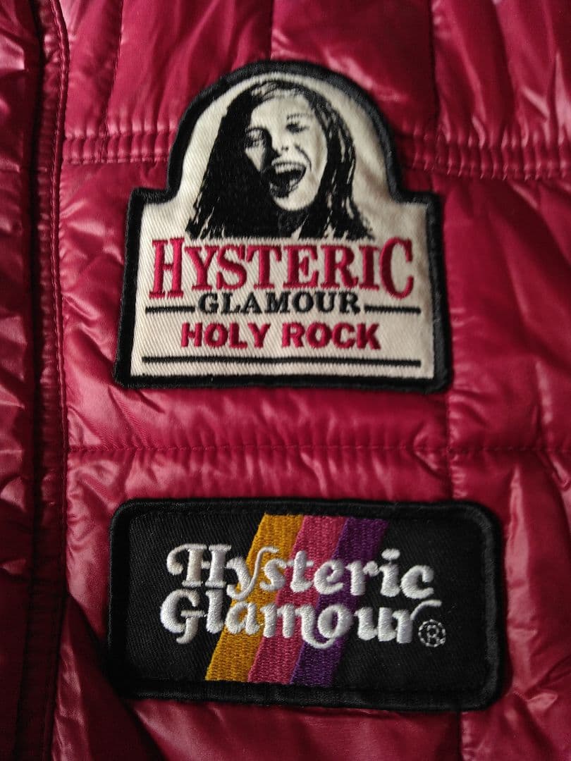 HYSTERIC GLAMOUR ダウンジャケット MEDIUM ワインレッド