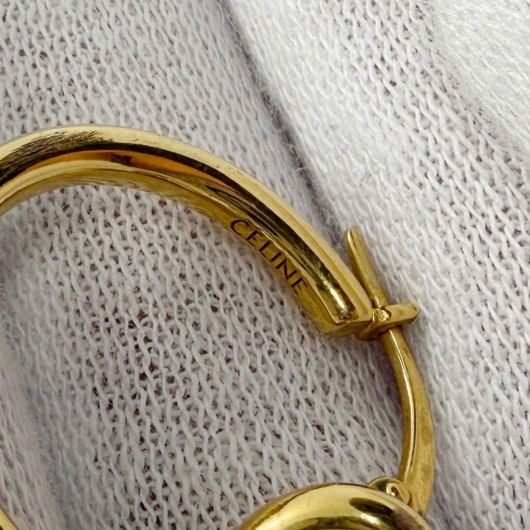 人気♡CELINE セリーヌ ノット スモール フープ ピアス ゴールド 片耳