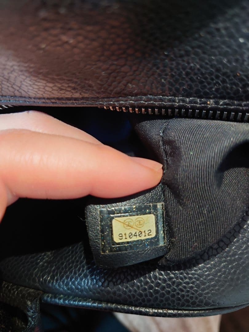 美品　シャネル　キャビアスキン　マトラッセボストンバック　9番台!!