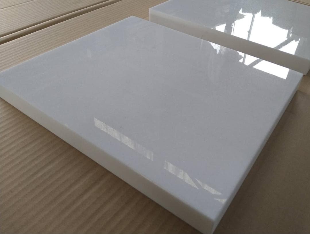 超最高級 天然白大理石【タソスホワイト】オーディオボード●350×300×30●