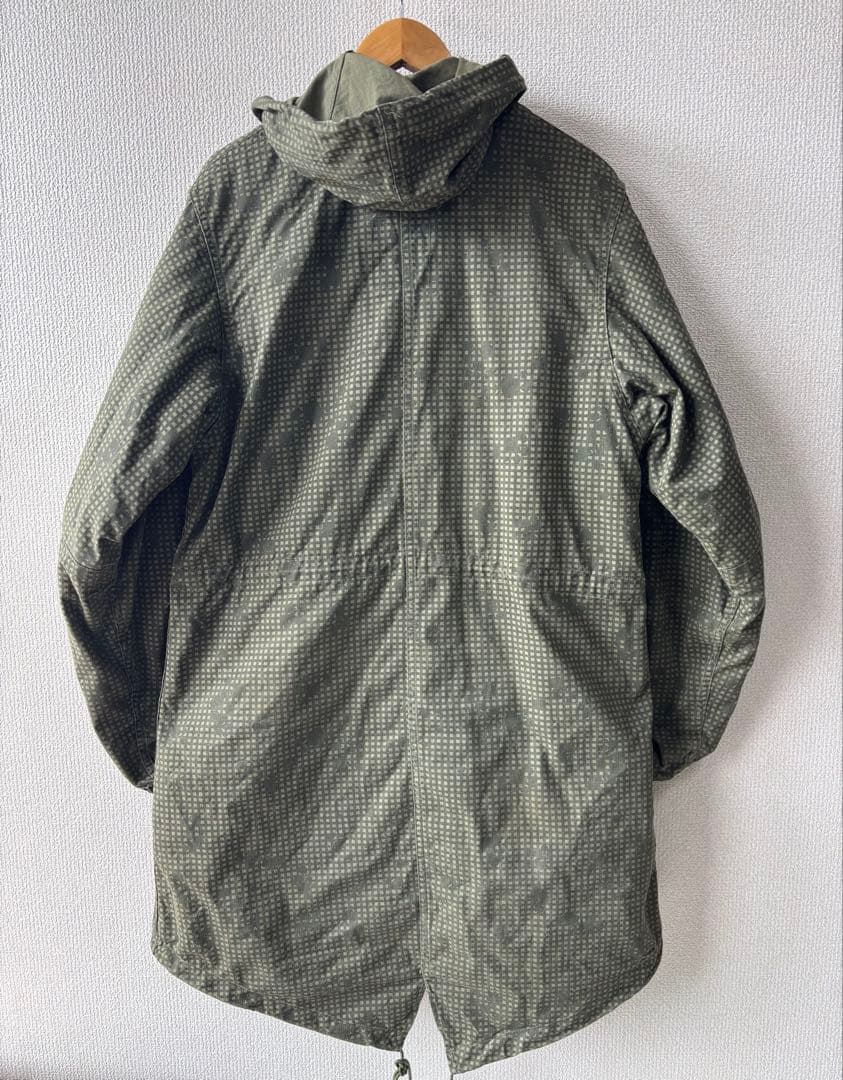80s ナイト デザート カモ パーカー M フィッシュテール 迷彩 ビンテージ