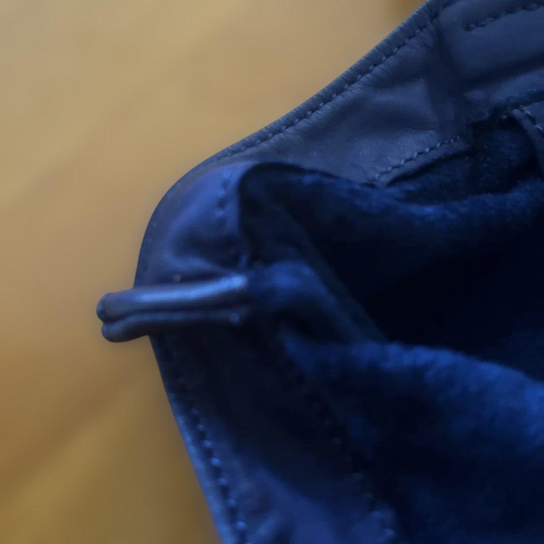 スクモレザー 本藍染トートバッグ