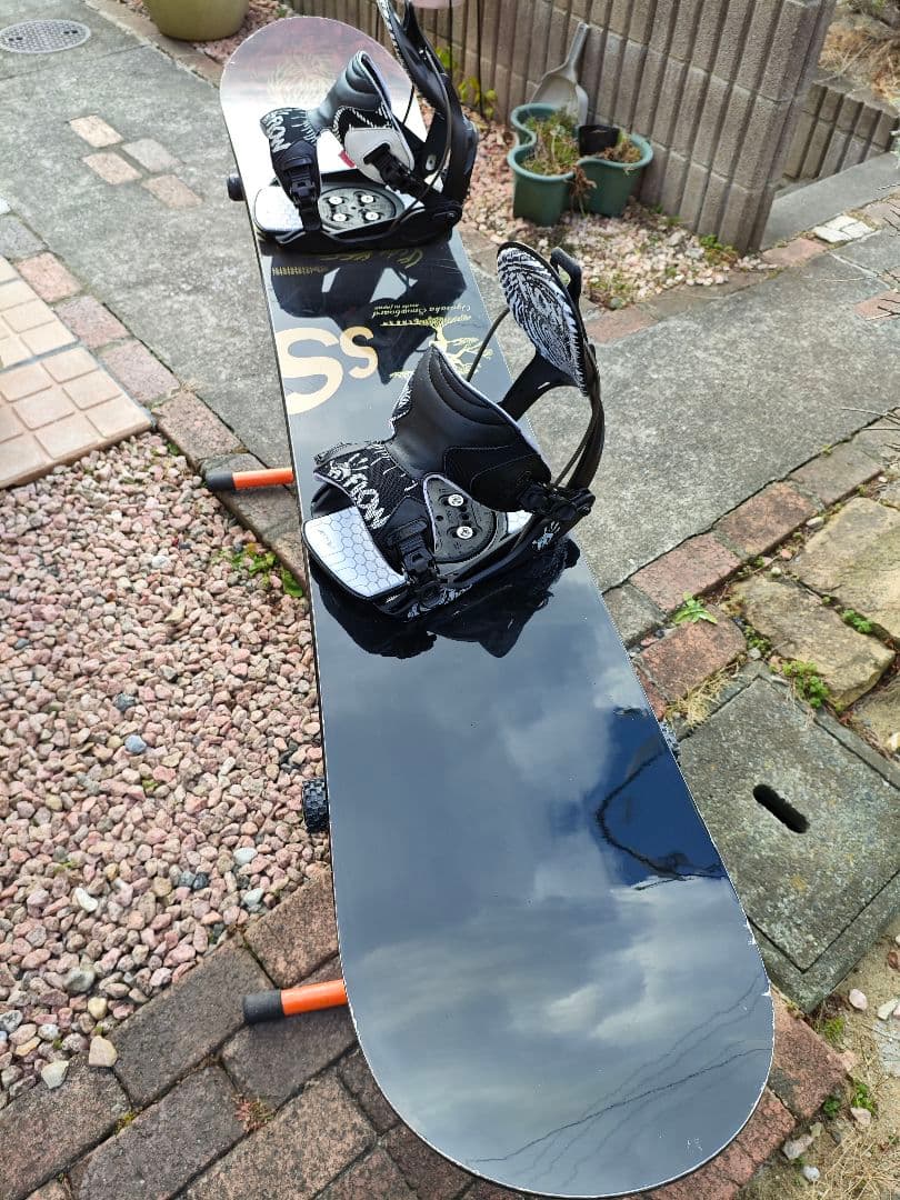 ogasaka SS157＋FLOW FIVEスノーボードビンディングセット