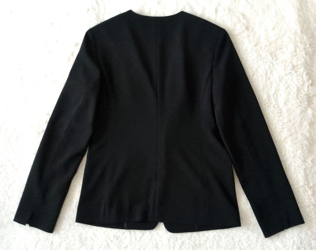 PLST ノーカラージャケット パンツスーツ セットアップ