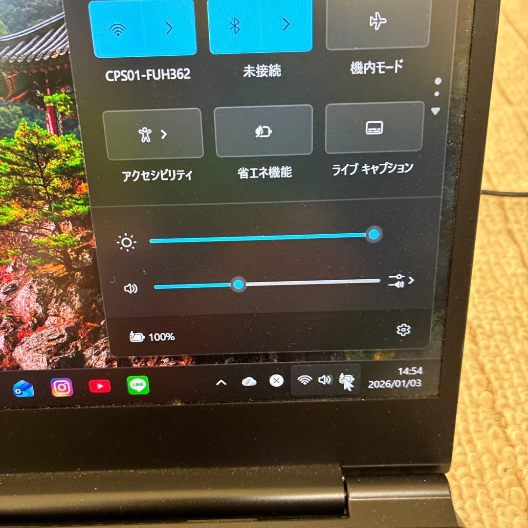 Iiyama ノートPC Windows11Core i5 14インチ ブラック