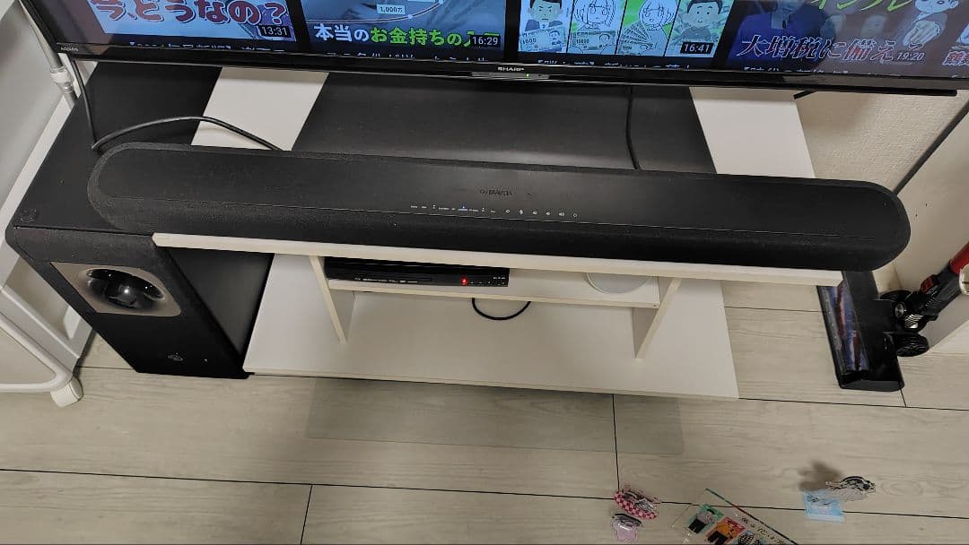 ★自宅が映画館に★ヤマハ　フロントサラウンドシステム スピーカー+サブウーファー