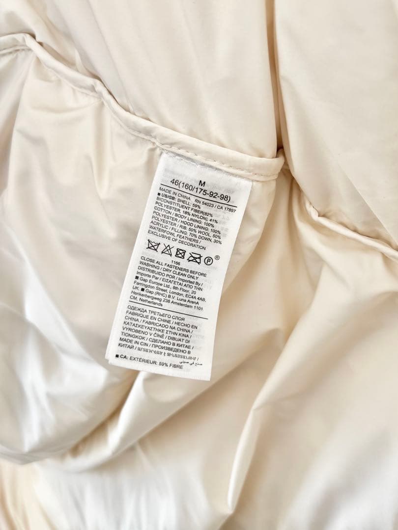 BANANA REPUBLIC バナナリパブリック ロングダウンコート ファー