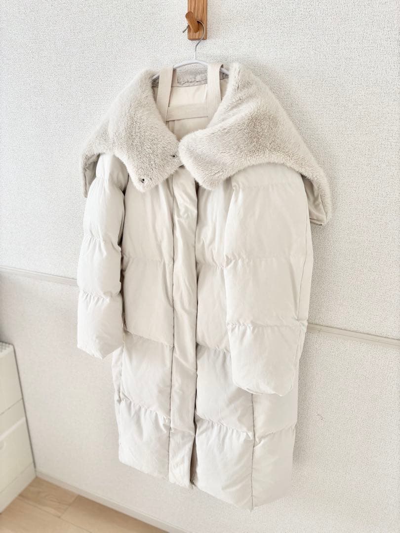 BANANA REPUBLIC バナナリパブリック ロングダウンコート ファー