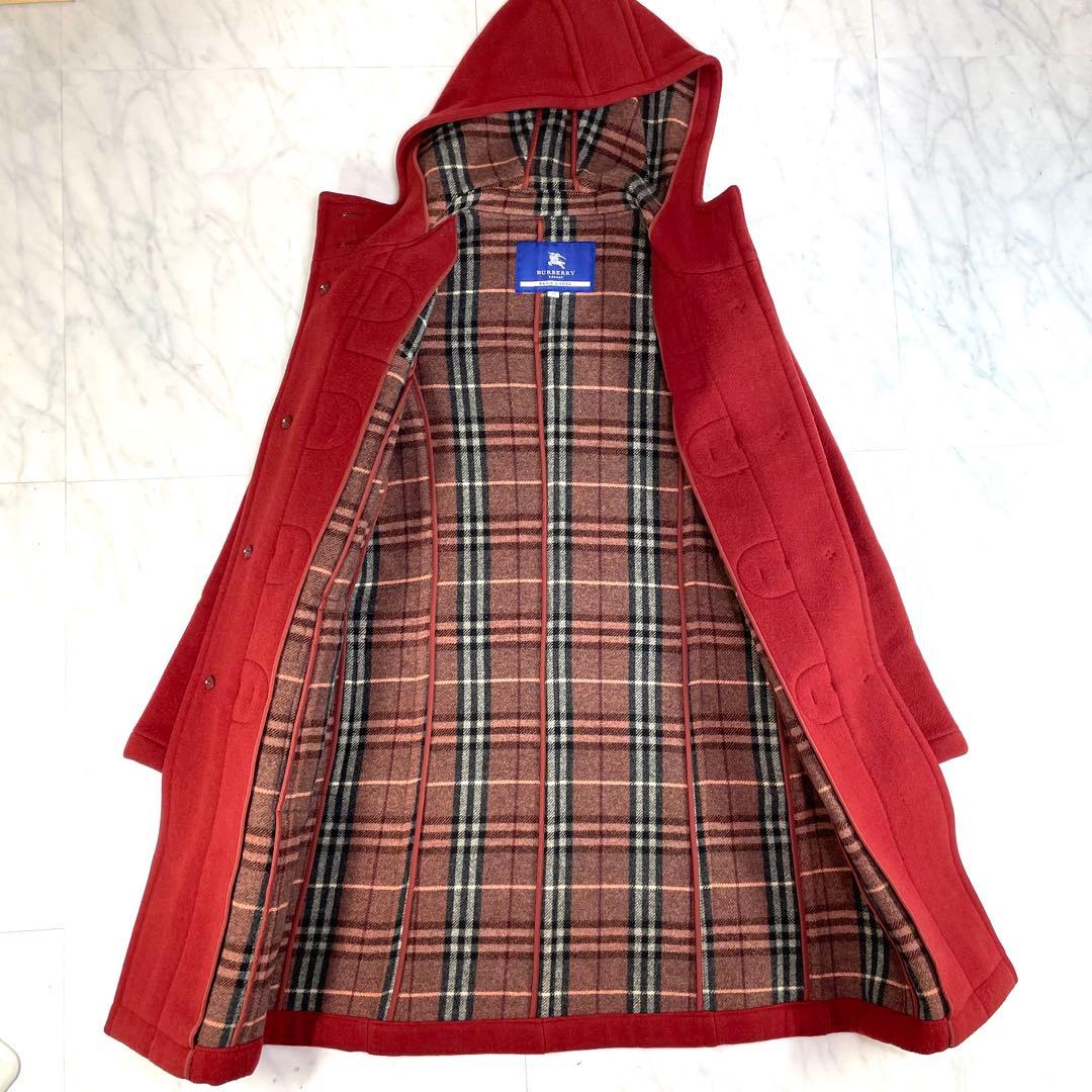 ワンシーズンのみ着用✨バーバリーブルーレーベル ダッフルコート ノバチェック
