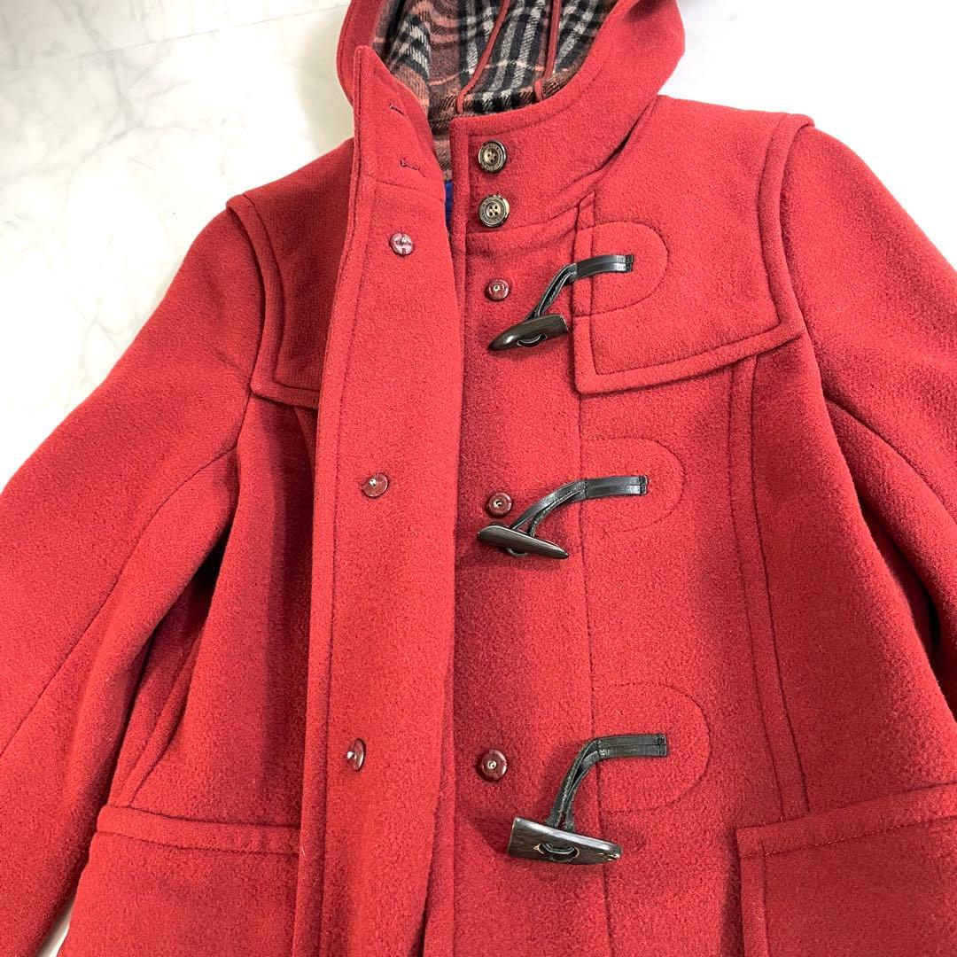 ワンシーズンのみ着用✨バーバリーブルーレーベル ダッフルコート ノバチェック