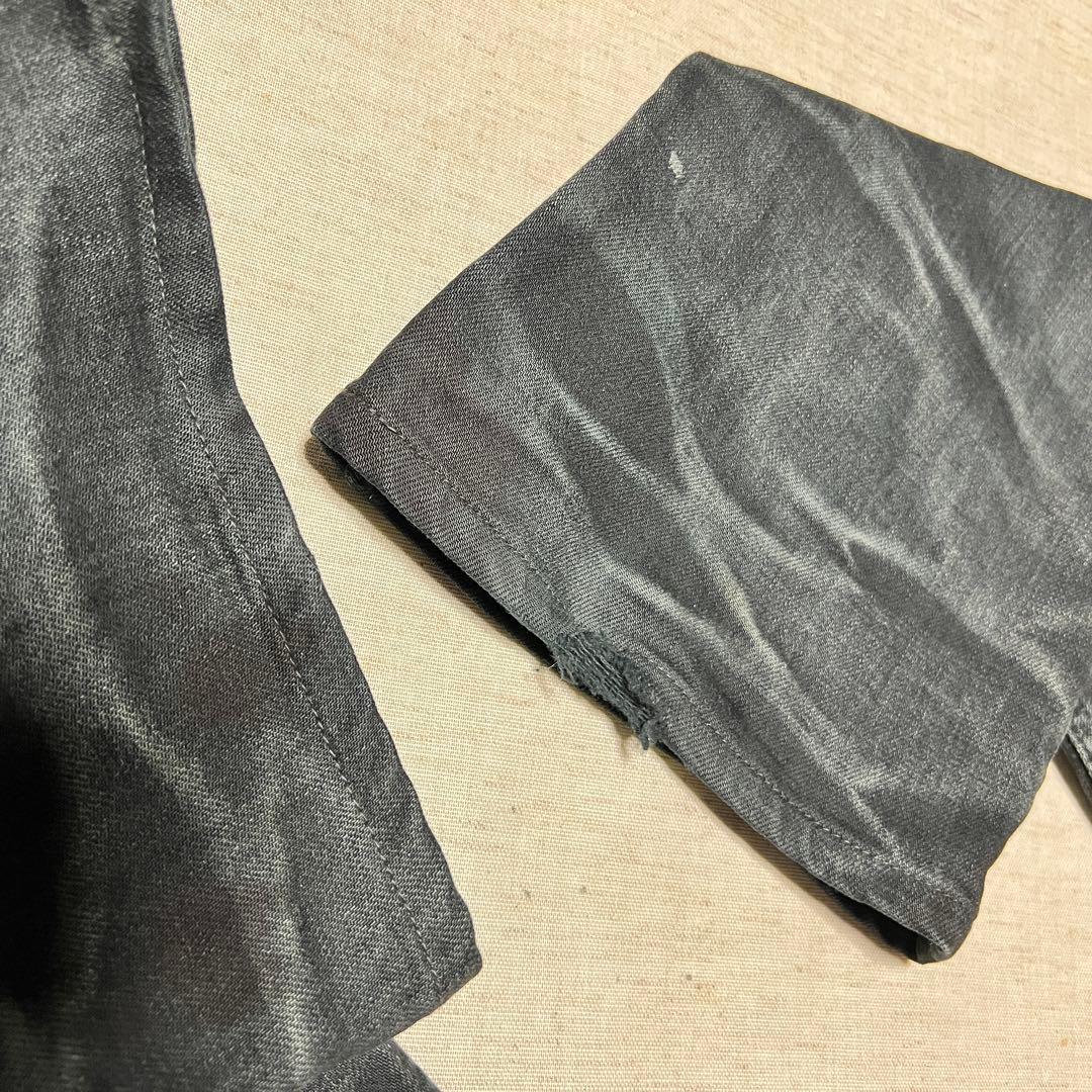 ISAMU KATAYAMA BACKLASH 加工デニム　ブラックデニム