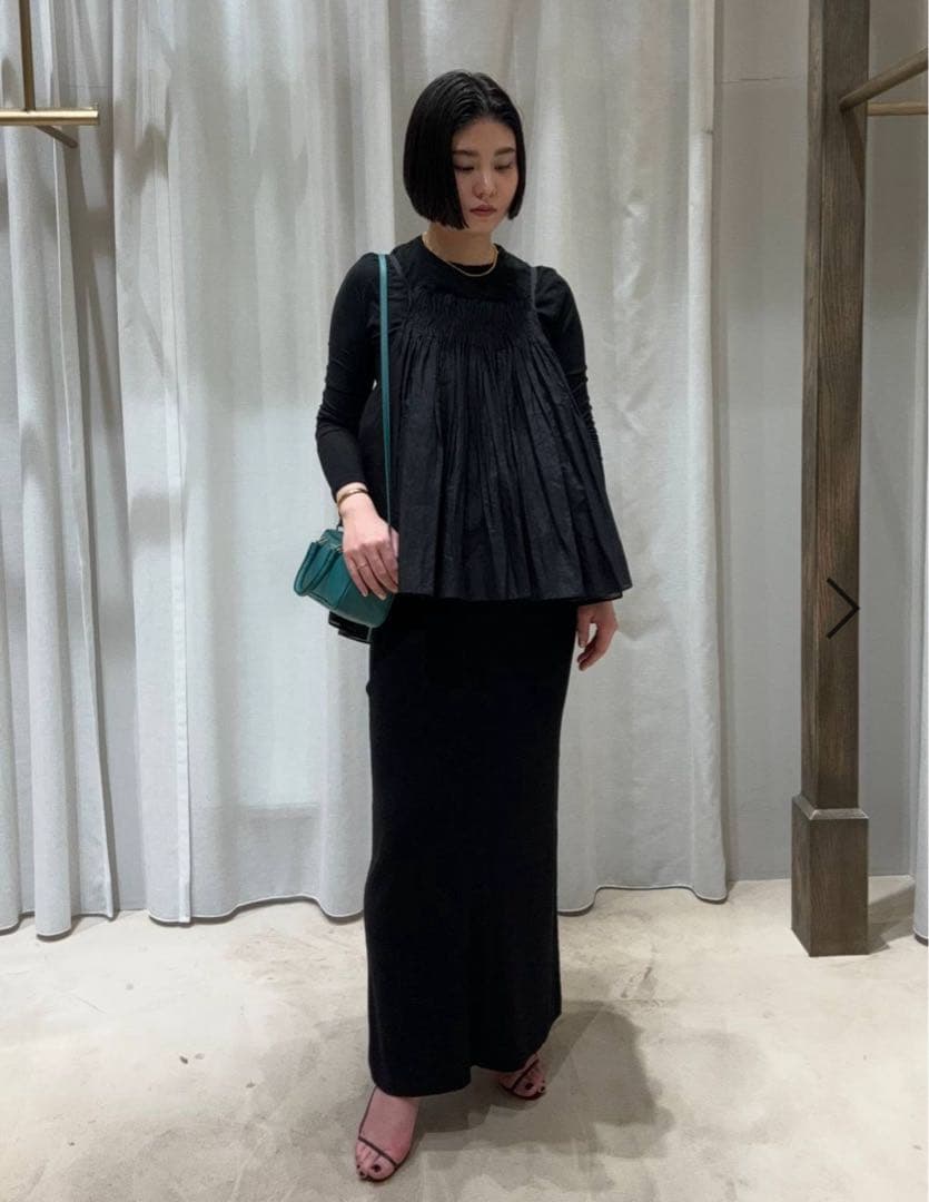 Curensology⭐︎コットンシルクギャザーキャミソール〔金子綾さん紹介商品〕