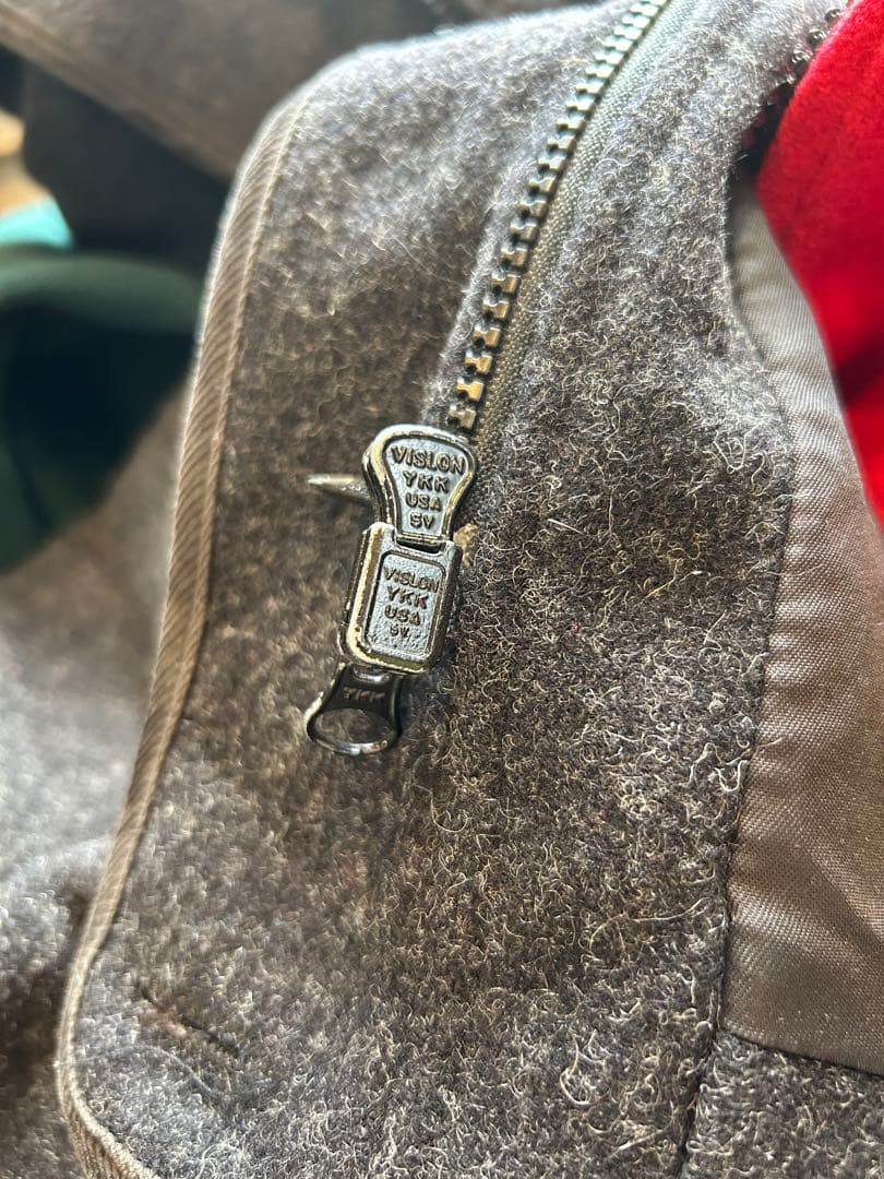 希少　USA製Wooolrich クレイジーパターン ウールフゥーディー