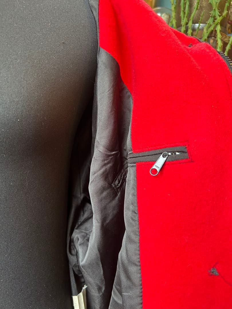 希少　USA製Wooolrich クレイジーパターン ウールフゥーディー