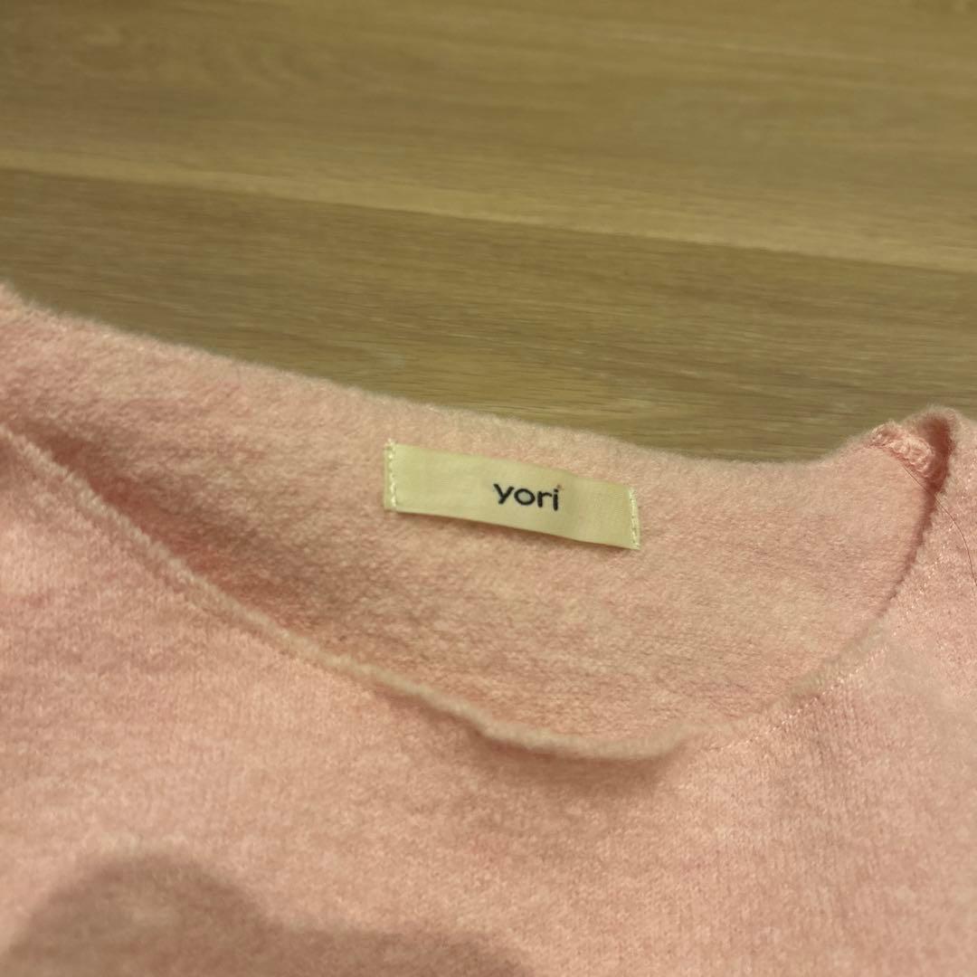 【美品】yori 圧縮ツール　ピンク ニットセーター F