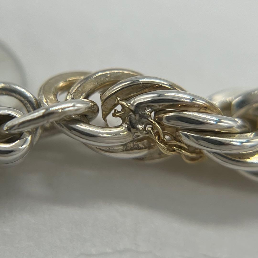 ティファニー TIFFANY ツイストロープ ネックレス コンビ 希少 ロング