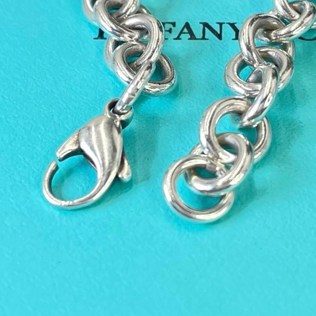 美品 Tiffany ドーナツ チェーン リンク ブレスレット Vintage