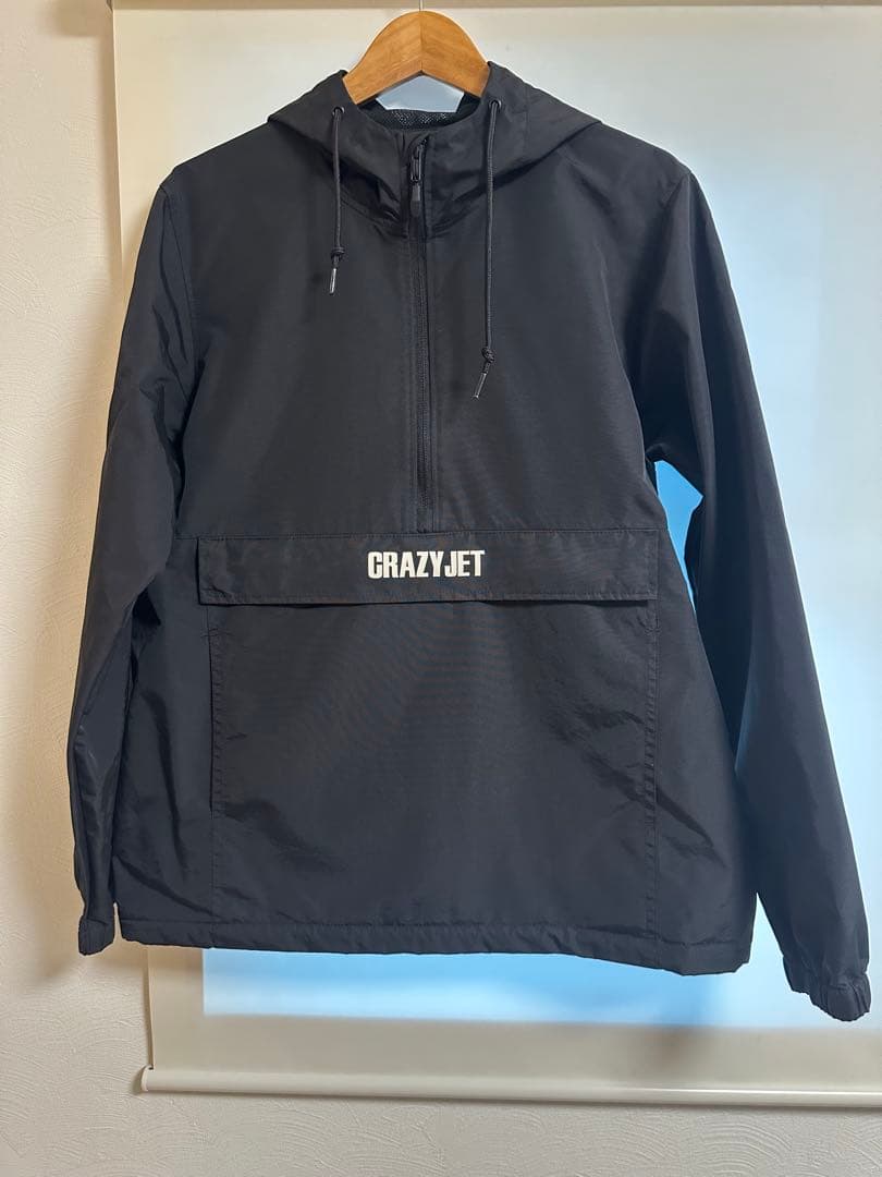 CRAZY JET ブラック ナイロンジャケット　清木場俊介