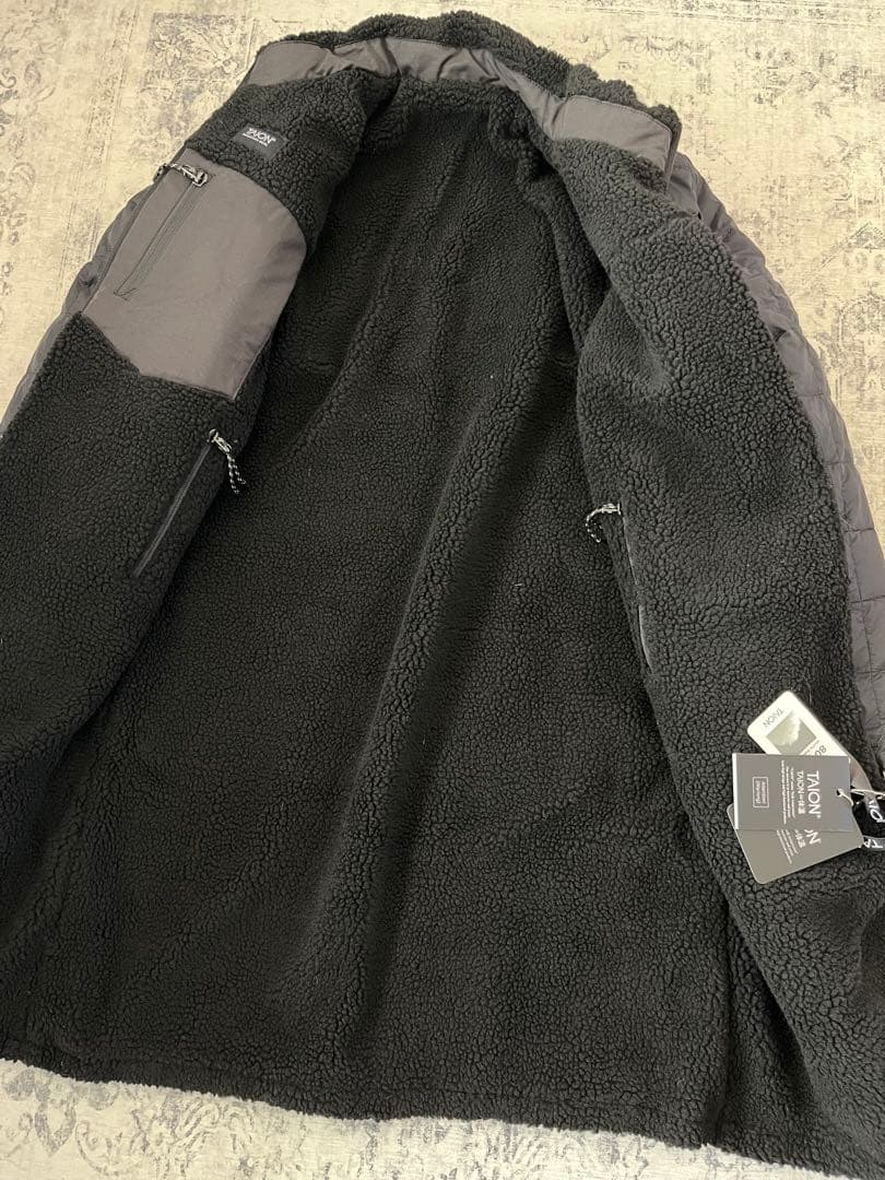 【新品】TAION　ダウンボアリバーシブルコート ロング XL