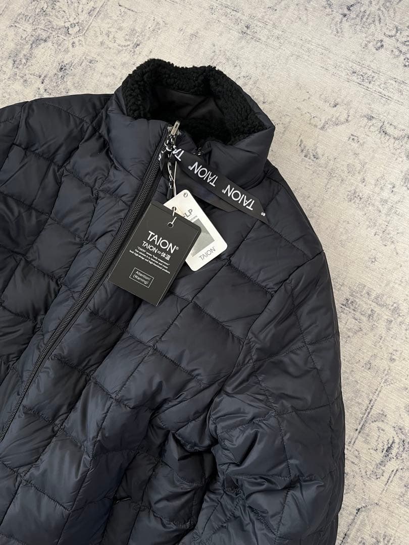 【新品】TAION　ダウンボアリバーシブルコート ロング XL