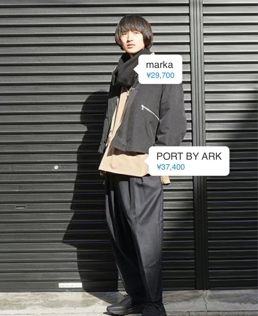 新品 marka wool cashmere Snoode スヌード