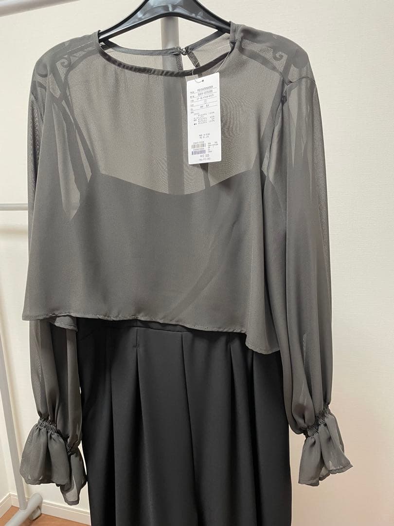 【オケージョン】シアーブラウス×タックオールインワン【Thevon.】