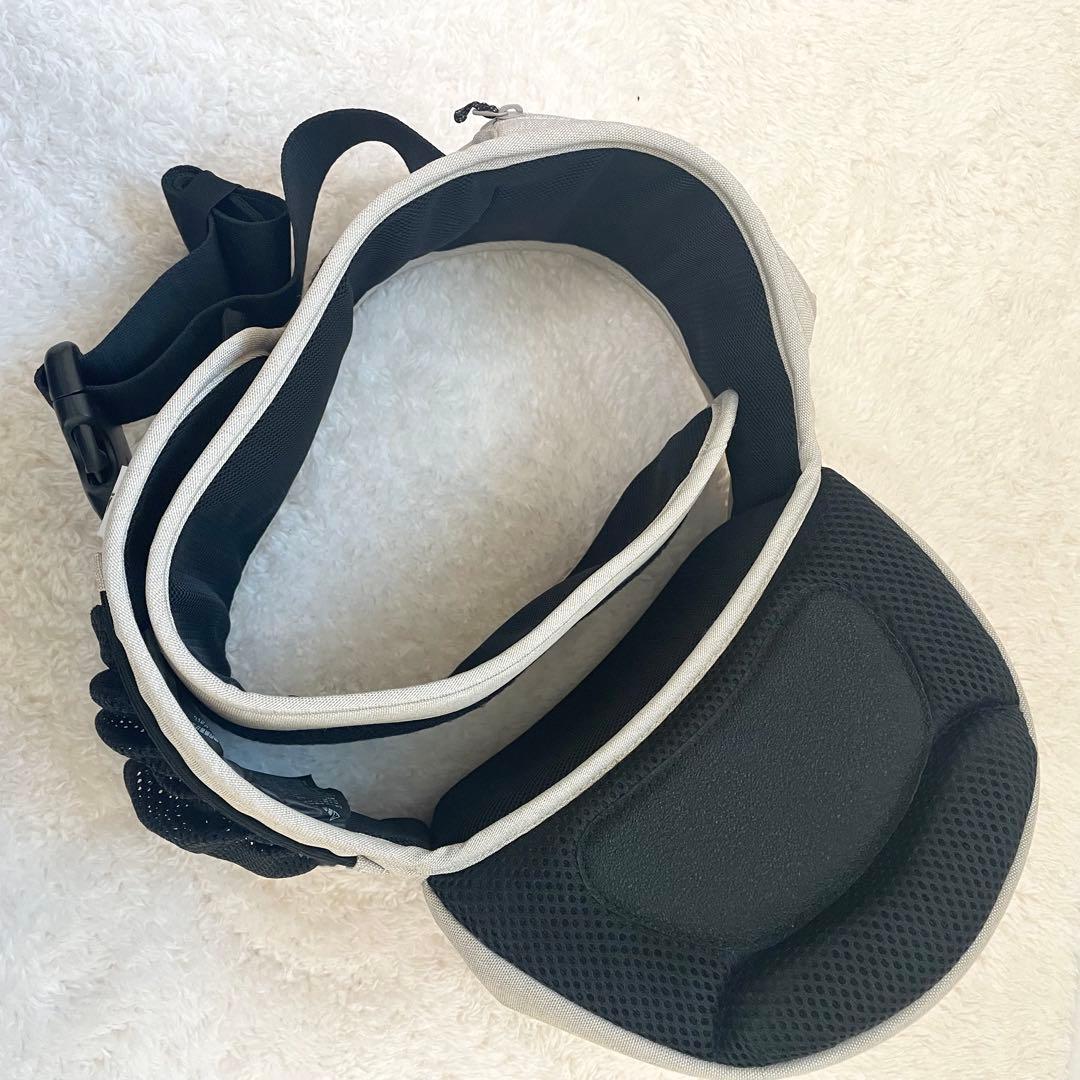 人気色 ポルバン ヒップシート シングルショルダー セット 抱っこ紐 ベージュ