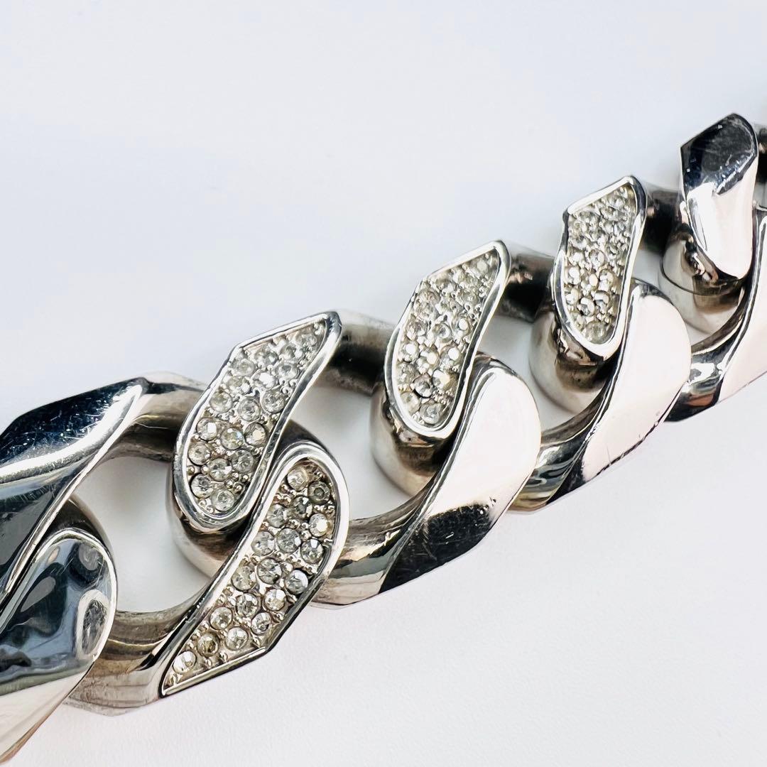 美品・希少 Dior ケニーシャーフ コラボ ブレスレット ラインストーン 喜平