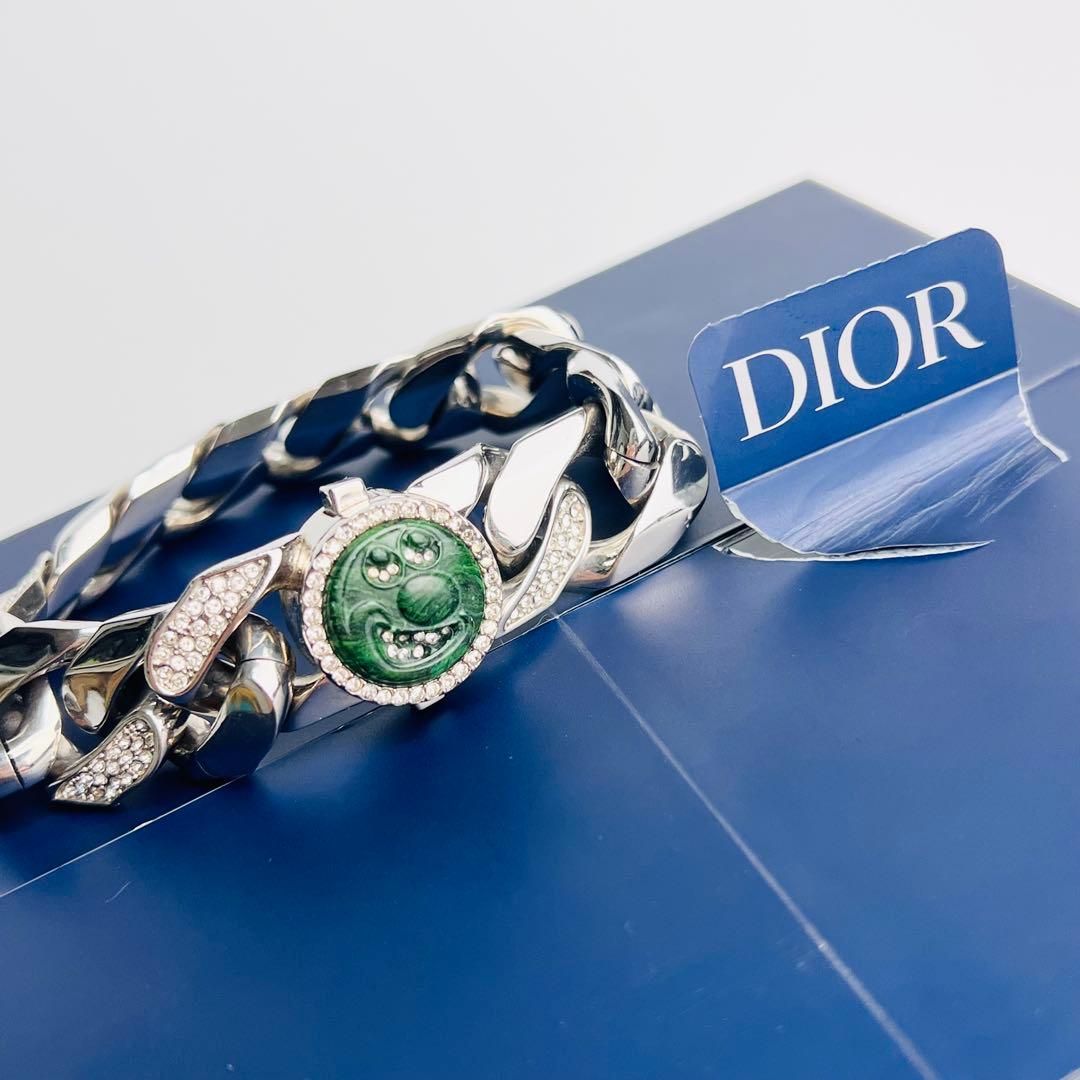 美品・希少 Dior ケニーシャーフ コラボ ブレスレット ラインストーン 喜平